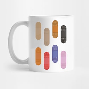 Adhesive Bandage Dressing Colorful Mug